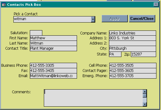 ContactPicker